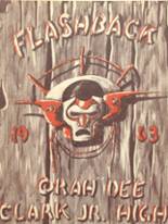 1963 Clark Middle School Yearbook from Anchorage, Alaska cover image