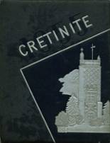 Cretin High School 1955 yearbook cover photo