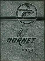 Hudson High School 1951 yearbook cover photo