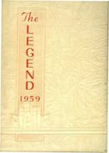 Chief Logan High School 1959 yearbook cover photo