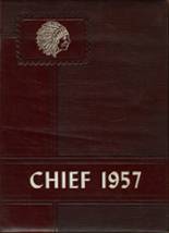 Riesel High School 1957 yearbook cover photo