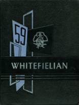 Whitefield High School 1959 yearbook cover photo