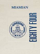 Miami High School 1984 yearbook cover photo