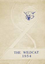 Welch High School 1954 yearbook cover photo