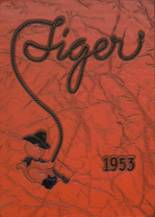 Huron High School 1953 yearbook cover photo