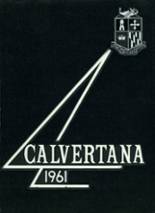 Calvert High School 1961 yearbook cover photo
