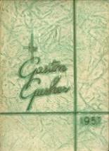 Gaston High School 1957 yearbook cover photo