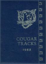 Curlew High School 1955 yearbook cover photo