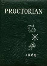 Proctor High School 1965 yearbook cover photo
