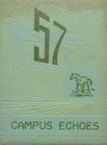 Cameron High School 1957 yearbook cover photo