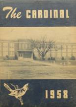 Conway Springs High School 1958 yearbook cover photo