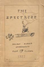 1922 Vandergrift High School Yearbook from Vandergrift, Pennsylvania cover image