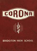 Bridgton High School 1954 yearbook cover photo