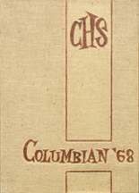 1968 Columbia High School Yearbook from Lake city, Florida cover image
