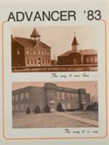 Advance High School 1983 yearbook cover photo