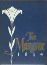 1954 Marymount High School Yearbook from Garfield heights, Ohio cover image