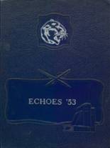 1953 Echo High School Yearbook from Echo, Oregon cover image