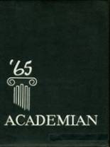 Canandaigua Academy 1965 yearbook cover photo