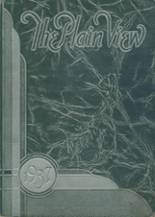 Plainview High School 1937 yearbook cover photo