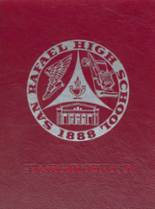 San Rafael High School 1968 yearbook cover photo