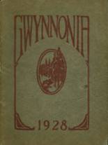Gwynns Falls Park Junior High School 1928 yearbook cover photo