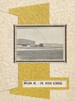 Milan High School 1968 yearbook cover photo