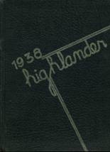 State High School 1938 yearbook cover photo
