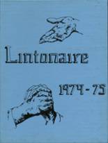 Linton High School 1975 yearbook cover photo