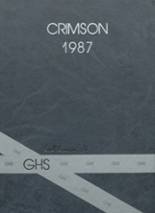 Goshen High School 1987 yearbook cover photo