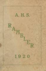 Arlington High School 1920 yearbook cover photo