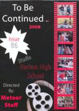 Harlem High School 2008 yearbook cover photo