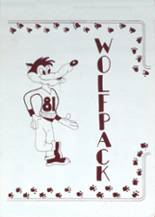 Wilmot High School 1981 yearbook cover photo