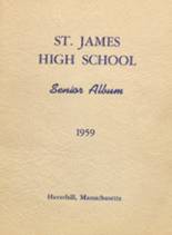 1959 St. James High School Yearbook from Haverhill, Massachusetts cover image