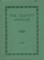 Leavitt Area High School 1946 yearbook cover photo