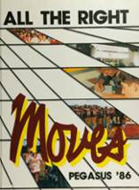 Hazelwood East High School 1986 yearbook cover photo