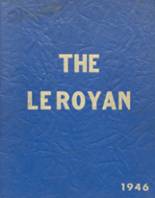 Leroy-Ostrander High School 1946 yearbook cover photo