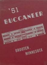 Brooten High School 1951 yearbook cover photo