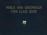 1934 Noble & Greenough High School Yearbook from Dedham, Massachusetts cover image