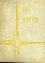 ROWVA High School 1955 yearbook cover photo