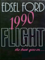Edsel Ford High School 1990 yearbook cover photo