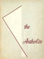 St. Anthony's High School 1958 yearbook cover photo