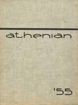 Athens High School 1955 yearbook cover photo
