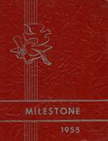 Milford Central High School 1955 yearbook cover photo