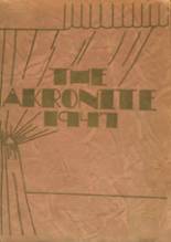 Akron High School 1947 yearbook cover photo