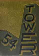 Tilton School 1954 yearbook cover photo