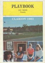 James Caldwell High School 1983 yearbook cover photo