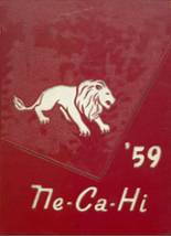 New Castle High School 1959 yearbook cover photo