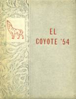 1954 Tatum High School Yearbook from Tatum, New Mexico cover image