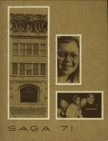 1971 Creston High School Yearbook from Grand rapids, Michigan cover image