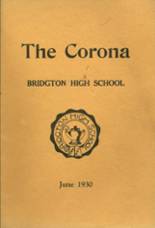 Bridgton High School 1930 yearbook cover photo